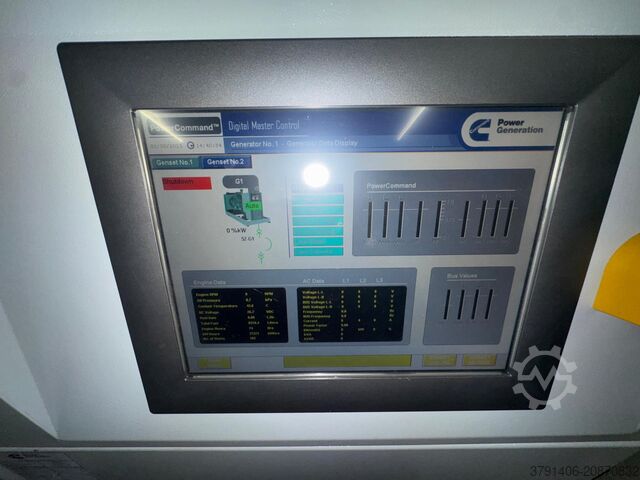 Gerador NOW - Four Cummins 2,250 KVA Generators C2250 D5 Engine: QSK60-G9