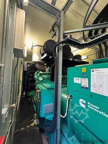 Gerador NOW - Four Cummins 2,250 KVA Generators C2250 D5 Engine: QSK60-G9