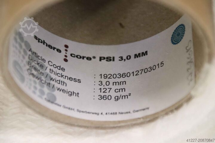 Glass fibre fleece 5 rolls Spheretex sphere core S / SP 3,0 mm