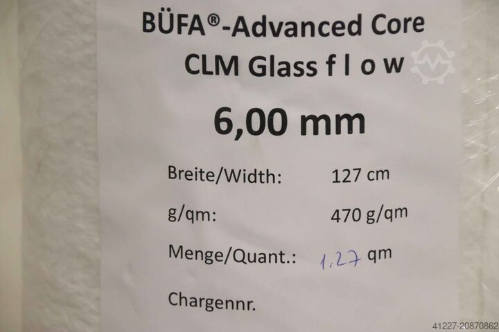 Glass fibre fleece 4 rolls Spheretex Büfa sphere core SBC IP Advanced Core CLM 6,0 mm