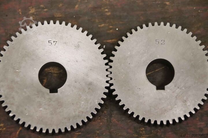 Teilkopf Zahnräder 12 Stück unbekannt 27 bis 120 Zähne