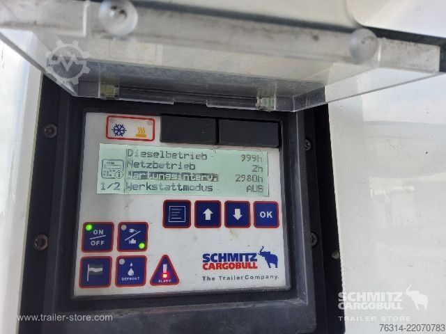 Semi-remorque frigorifique Schmitz Cargobull Tiefkühler Standard Doppelstock Trennwand Ladebord