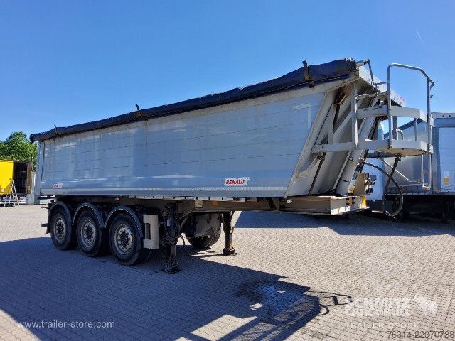 Semi-remorque benne Benalu Kipper Alukastenmulde 27m³