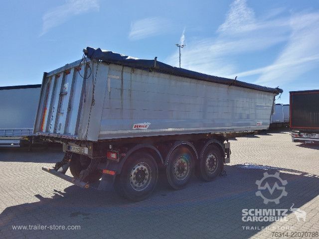 Semi-remorque benne Benalu Kipper Alukastenmulde 27m³