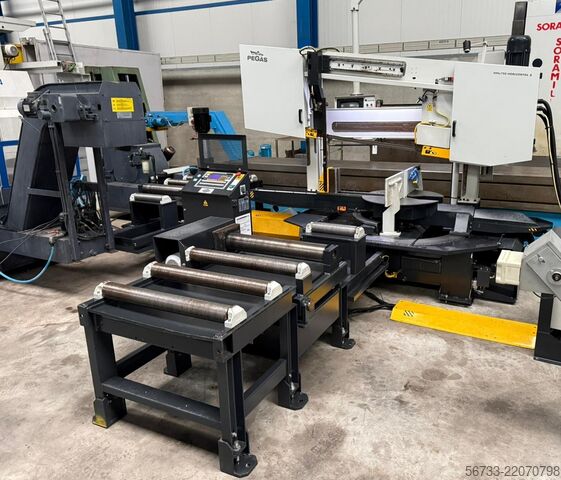 Félautomata szalagfűrész PEGAS Gonda 750 x 500 mm  CNC