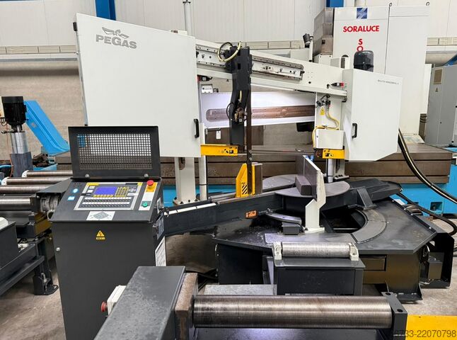 Félautomata szalagfűrész PEGAS Gonda 750 x 500 mm  CNC