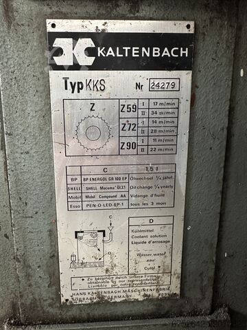 Kaltkreissäge Kaltenbach KKS 370 - Kaltkreissäge + Rollenbahnen