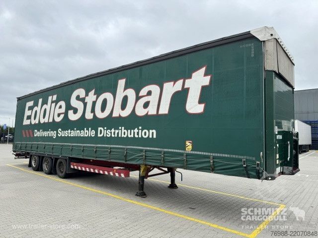 Semi-reboque aberto com lona Schmitz Cargobull Curtainsider Mega