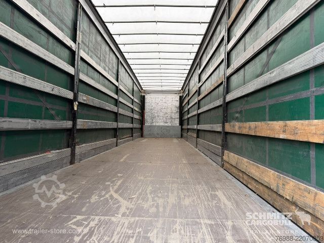 Semi-reboque aberto com lona Schmitz Cargobull Curtainsider Mega
