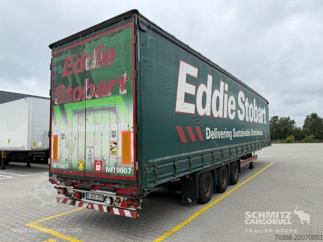 Semi-reboque aberto com lona Schmitz Cargobull Curtainsider Mega