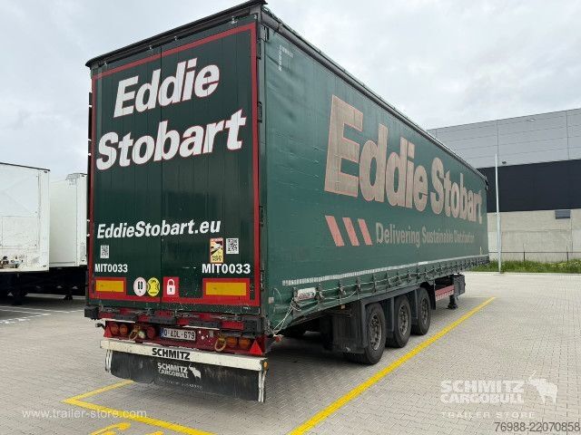 Semi-reboque aberto com lona Schmitz Cargobull Curtainsider Mega