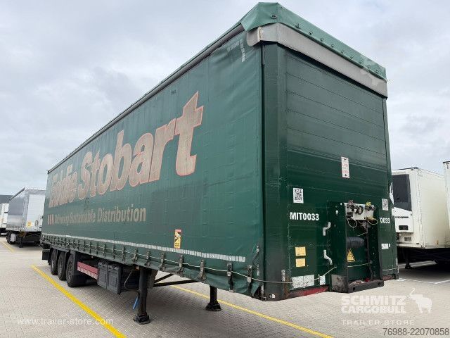 Semi-reboque aberto com lona Schmitz Cargobull Curtainsider Mega