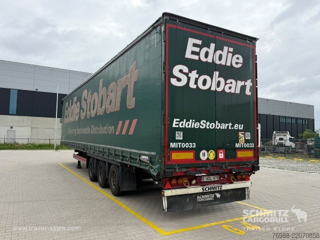 Semi-reboque aberto com lona Schmitz Cargobull Curtainsider Mega
