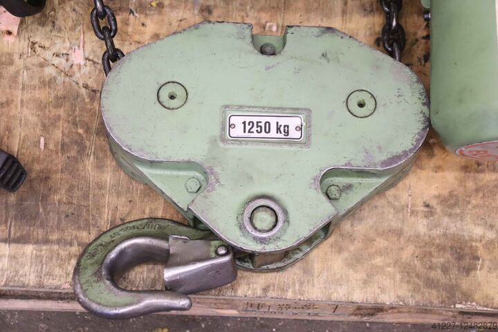 Kettenzug mit Fahrwerk 1250 kg Stahl Elektus R12