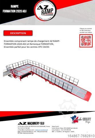 Rampa de carga FORMATION 2020 ADJ- 8T-L AZ RAMP FORMATION 2020 ADJ- 8T-L