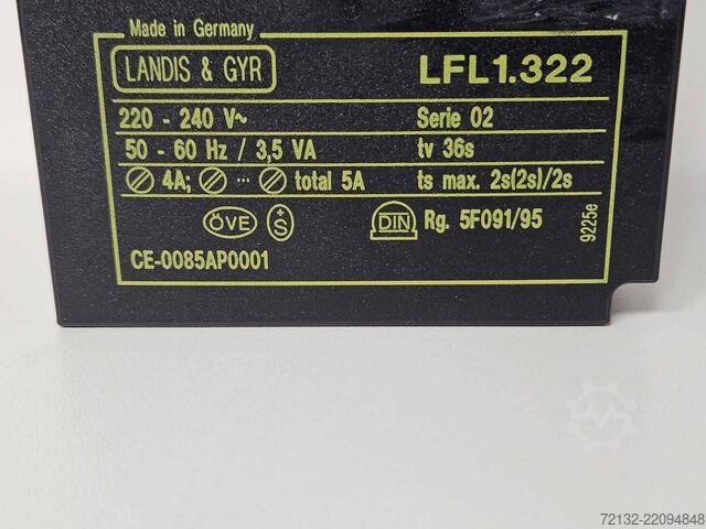 Vezérlőegység LANDIS & GYR LFL 1.322
