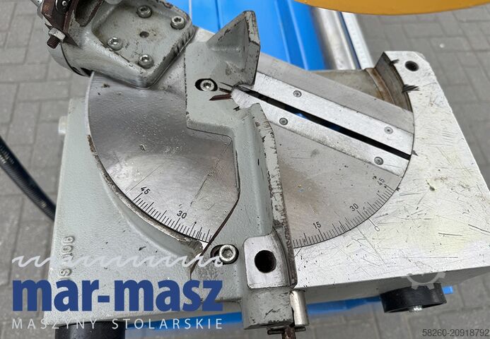 Piła podwójna ukośna do drewna aluminium PERTICI typ UNIVER 330IP 