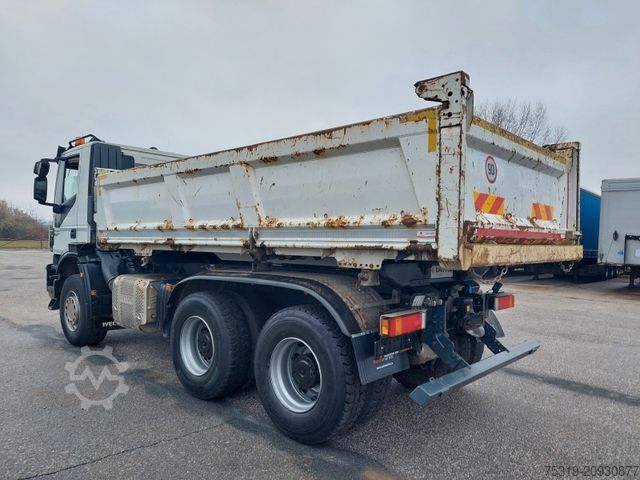 Τρίπλευρο ανατρεπόμενο φορτηγό IVECO AD 260T45 BB Dautel Bordmatic 6x4