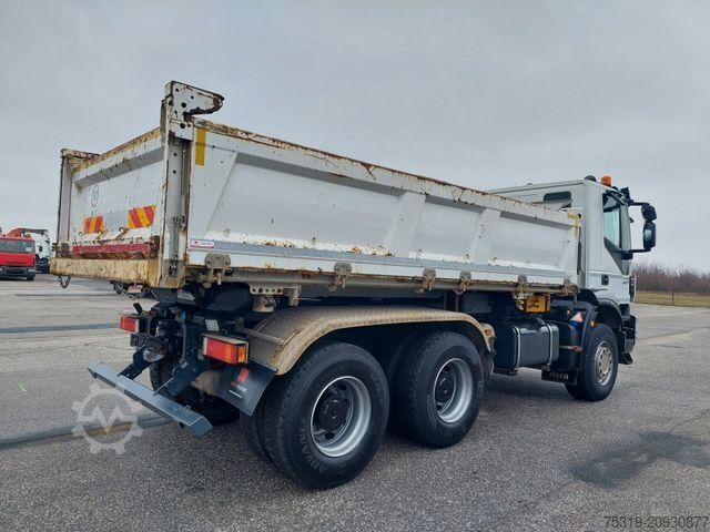 Τρίπλευρο ανατρεπόμενο φορτηγό IVECO AD 260T45 BB Dautel Bordmatic 6x4