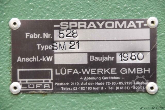 Pulverizador de aire comprimido Lüfa Sprayomat SM 21