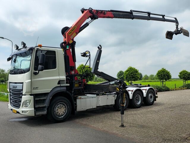 Système de bras à crochet DAF CF 410 FAQ PALFINGER KRAAN 22TM!! AFSTANDSBEDIE...