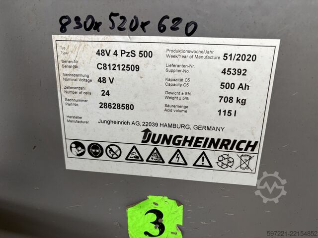Електрични – 3 точка Jungheinrich EFG 215  Triplex