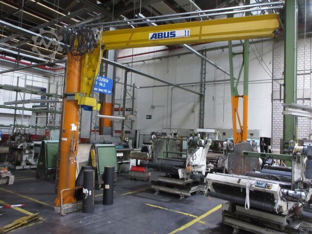 Søjlesvingkran Svingkran Kædetalje Abus VS Kran Drehkran Hallenkran 1t Abus Kettenzug GM NL 1000Kg L 4m H 3,8m