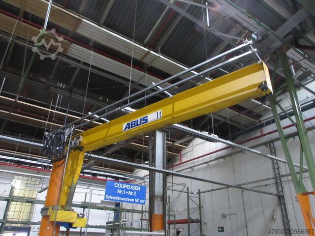 Søjlesvingkran Svingkran Kædetalje Abus VS Kran Drehkran Hallenkran 1t Abus Kettenzug GM NL 1000Kg L 4m H 3,8m