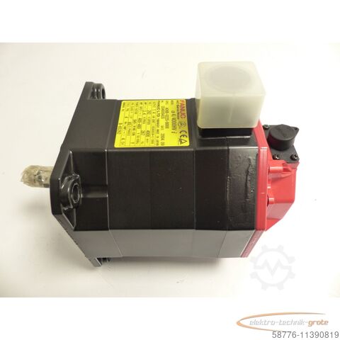 Fanuc-motor Fanuc A06B-0225-B000 AC Servo Motor + A860-2000-T301 SN: 9435 - ! -