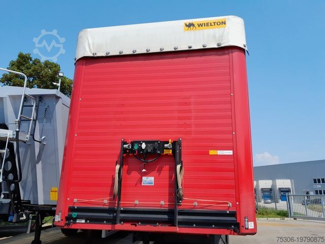 Open semitrailer with tarp WIELTON Strong Light Schiebeplanensattel NS3K