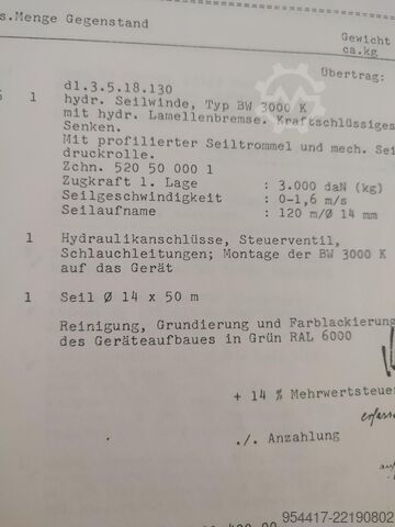 Borrutrustning för brunnsbyggnad Nordmeyer DSB1 /3,5