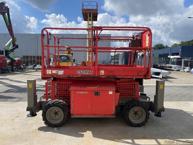 2008-as JLG 260MRT, ollós emelő, 10 méter JLG 260MRT, Schaar hoogwerker, 10 meter