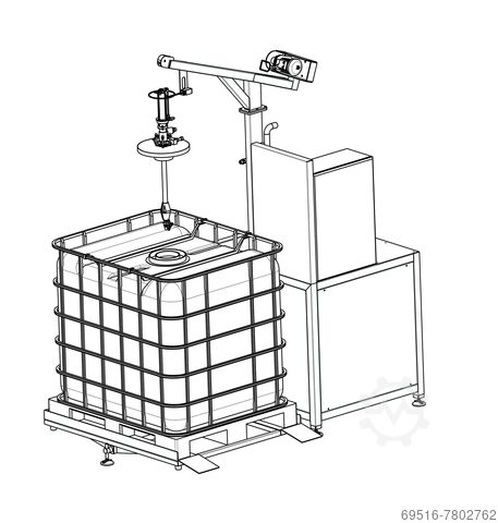 Wassysteem voor IBC containers Vacat-Technika MK1001/21/1