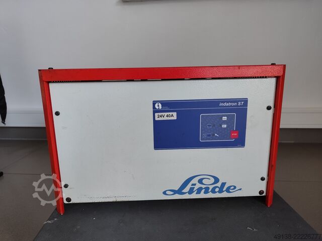 Forklift aküsü için 24 V 40 A şarj cihazı Indatron - Linde STE 24/40 EUW