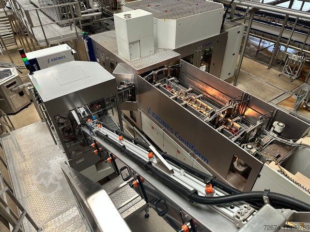 μηχανή παραγωγής ποτών Bottling Krones Carbonated Bottling Line PET Aseptic bottling