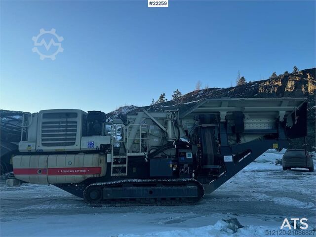 Puinbreker Metso LT1110S impact crusher with screen