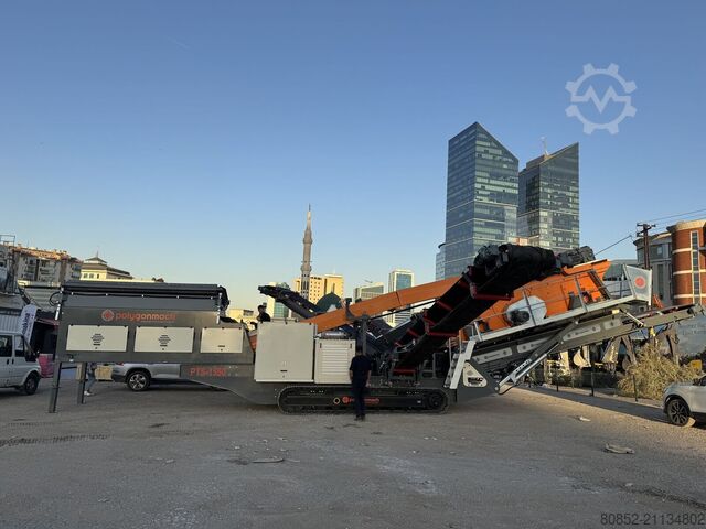 Crushing plant Polygonmach 1213  horizontal shaft impact crusher 1200x1300mm