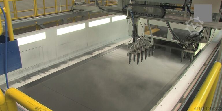 Horizontální zařízení pro práškové lakování Wagner Horizontal Painting line