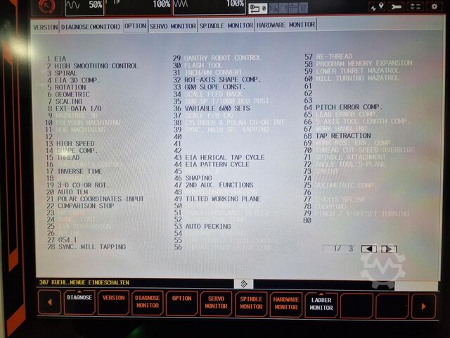 Horizontální obráběcí centrum Mazak HCN 4000