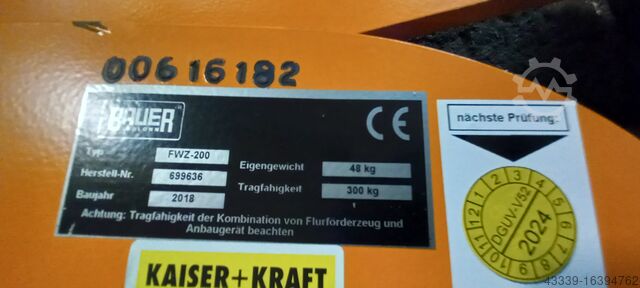 Vatdraaier BAUER FWZ