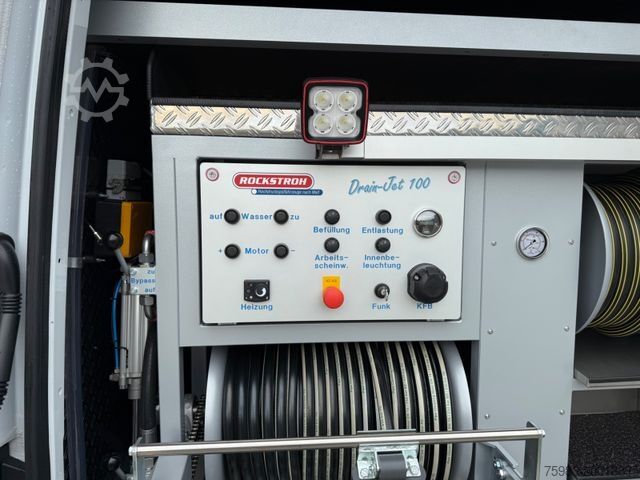 Vacuümtankwagen MERCEDES-BENZ Sprinter 417 CDI / Rockstroh Drain-Jet 100-1