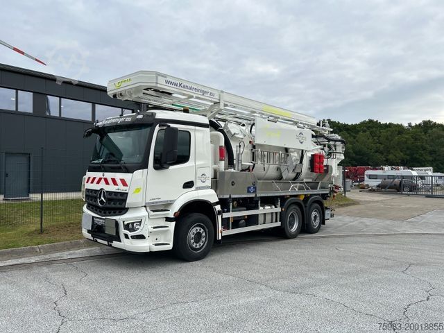 Vacuümtankwagen MERCEDES-BENZ Arocs 2546 6x2 / KROLL ADR-Kombi Simultan