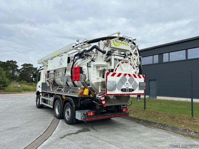 Vacuümtankwagen MERCEDES-BENZ Arocs 2546 6x2 / KROLL ADR-Kombi Simultan