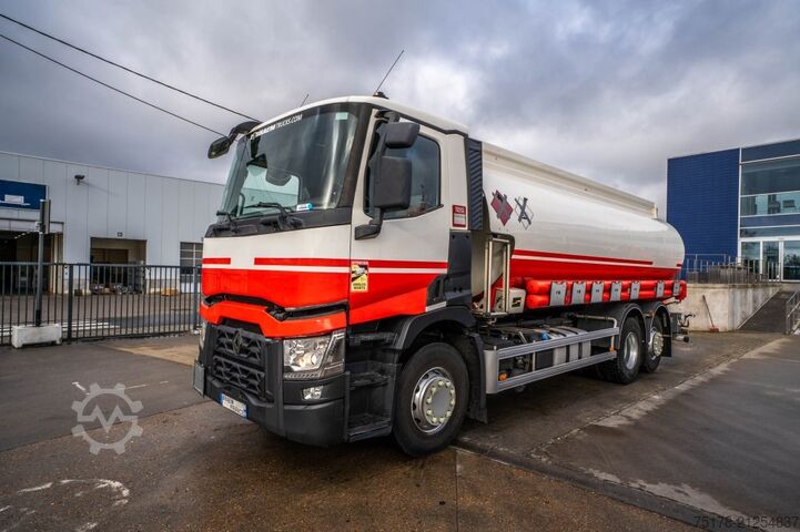 Fuel tanker RENAULT T 380 P // CUVE ALU MAGYAR 21.000L+7COMP