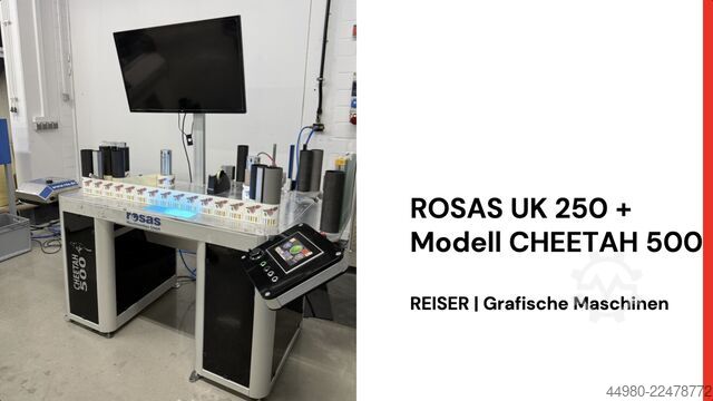Inspectie tafelmodel terugspoelmachine ROSAS UK 250 - Mod. Gepard 500