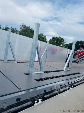 Yarı römork  Wiese Baustoffauflieger mit Fassi Kran F240