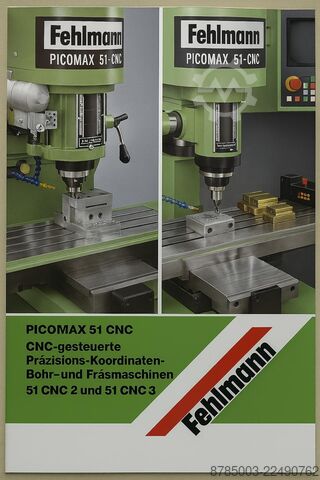 CNC nástrojová frézka Fehlmann Picomax 51-CNC 3