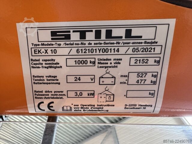 EK-x 10 * DEMO!! DUPLO upravljanje!! STILL EK-x 10 * DEMO !! DOUBLE steering !!