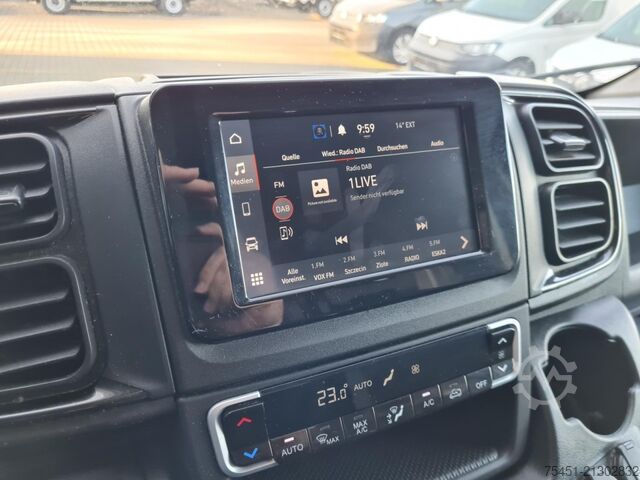 Schuifzeil bestelwagen Fiat Ducato 35 Pritsche Plane 180 Schlafkab. Klima