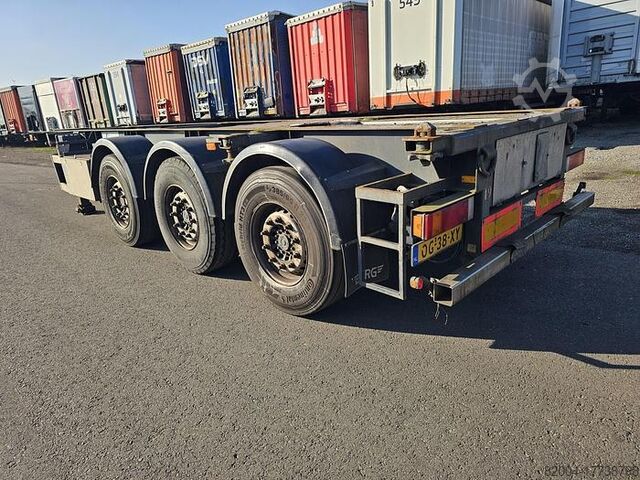 Transport von Containern Burg | 12-27 CCXGX |30 Foot tank container chassis | a...